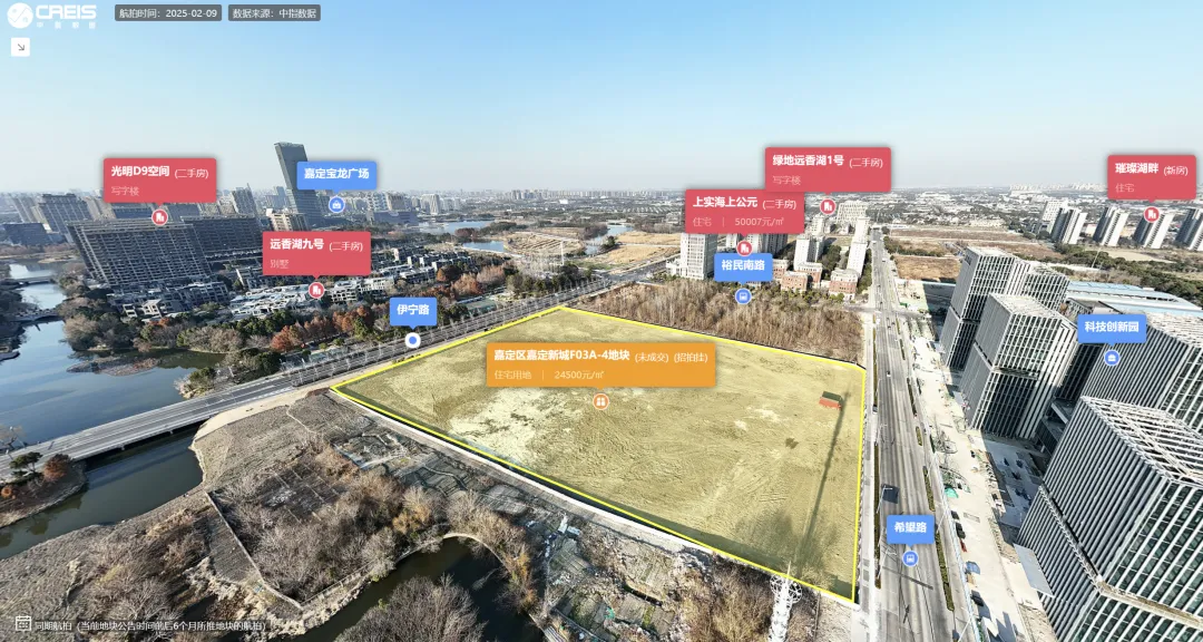 上海嘉定一宅地“触顶”成交:溢价率30%,楼板单价超3.18万元(图2) 上海嘉定一宅地“触顶”成交:溢价率30%,楼板单价超3.18万元(图2)