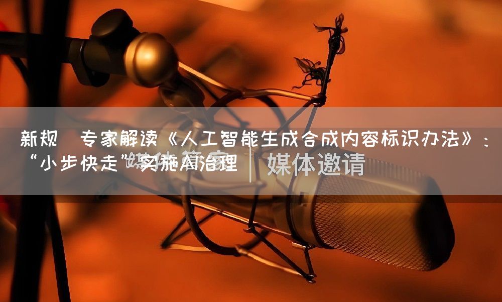 新规｜专家解读《人工智能生成合成内容标识办法》：“小步快走”实施AI治理