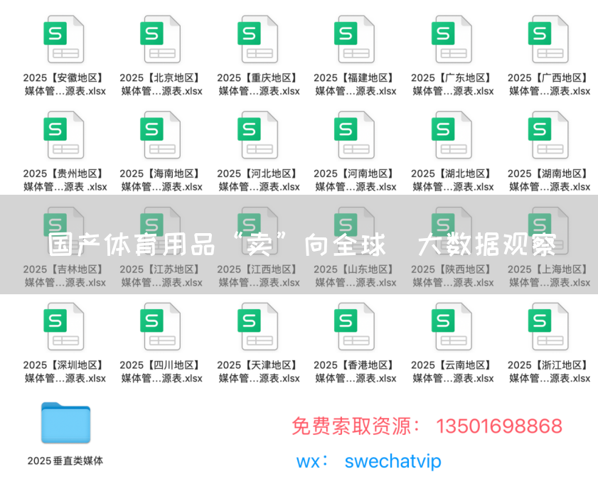 国产体育用品“卖”向全球（大数据观察）