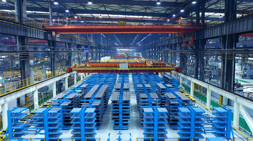 东方锅炉水冷壁“数制·智联”工厂投运(图1) 东方锅炉水冷壁“数制·智联”工厂投运(图1)