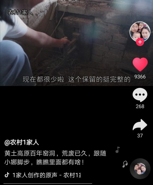 姑娘拍抖音探访清朝古建筑，无意间发现宝贝，网友：这个值钱了(图2)